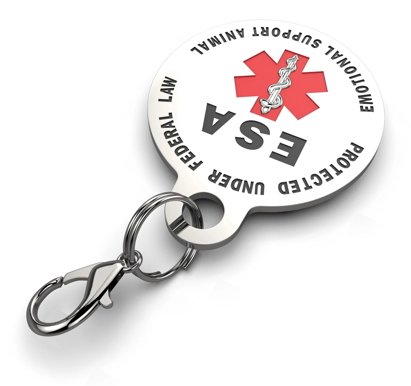 Double Sided Small Breed Emotional Support Animal (ESA) Tag. - K9King