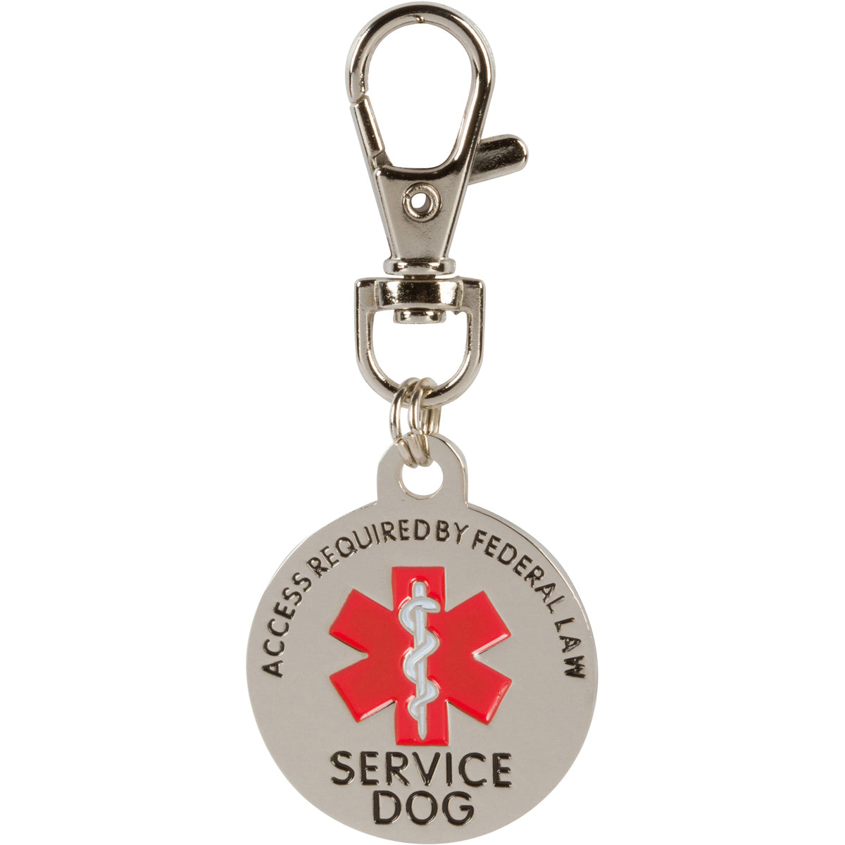 Double Sided Service Dog ACCESS REQUIRED Federal Protection Tag