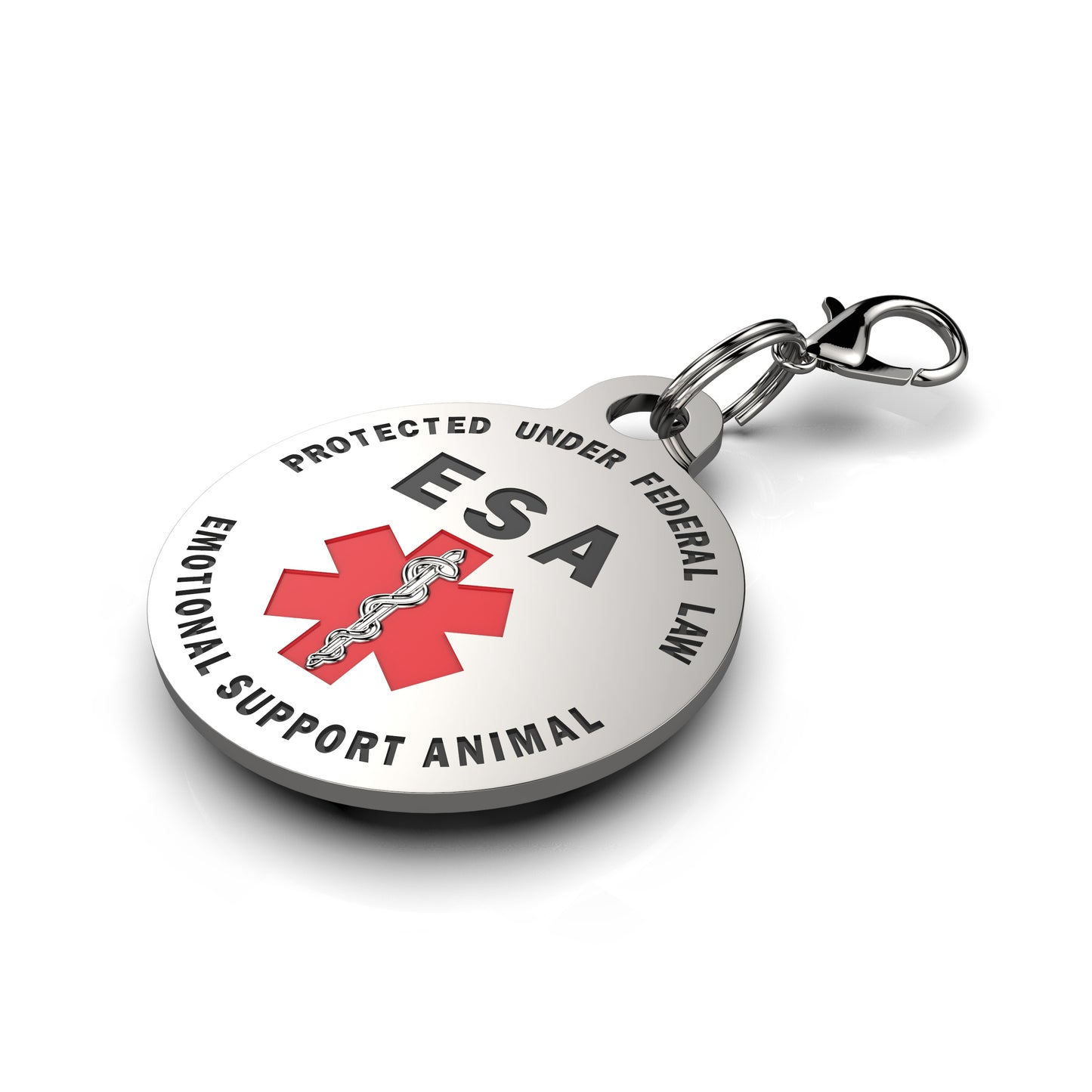Double Sided Small Breed Emotional Support Animal (ESA) Tag. - K9King