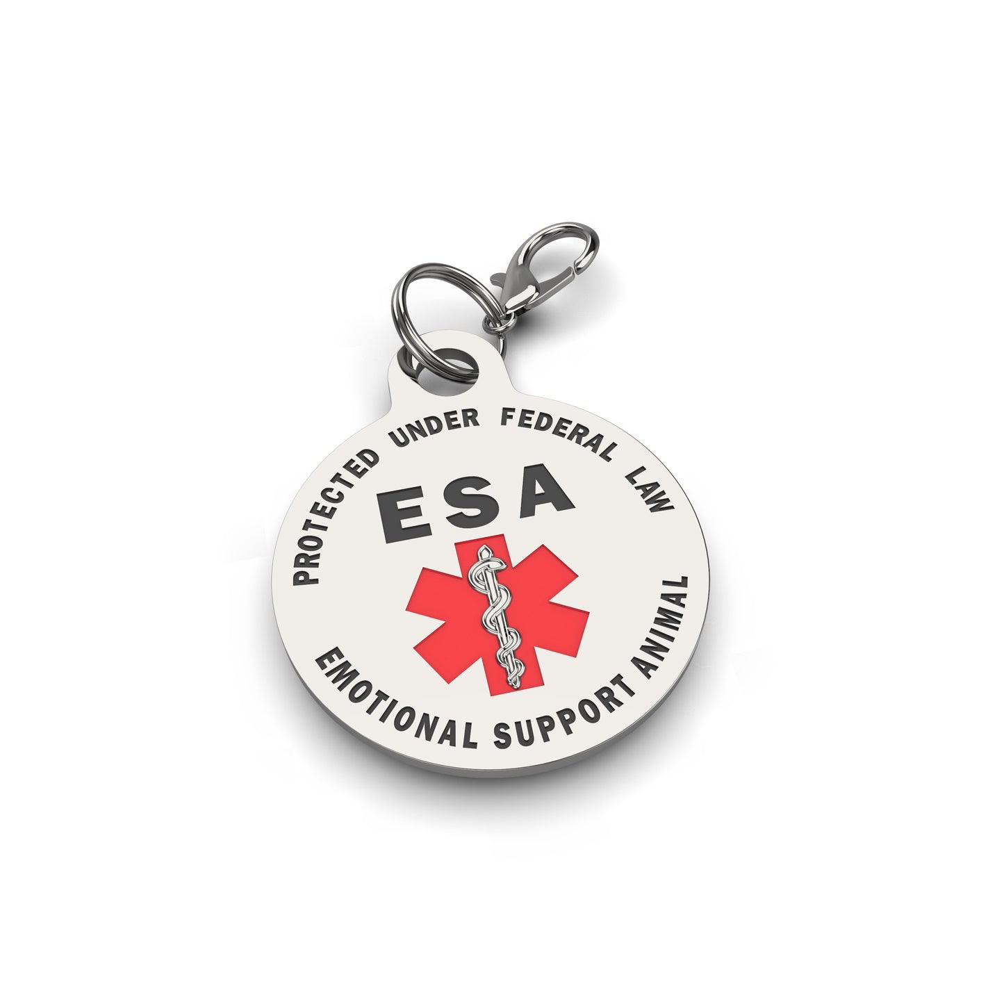 Double Sided Small Breed Emotional Support Animal (ESA) Tag. - K9King