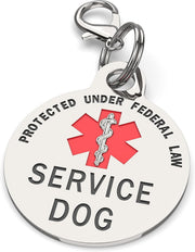 Service Dog Tag — Silver / Small - K9King