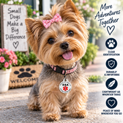 Double Sided Small Breed Emotional Support Animal (ESA) Tag. - K9King