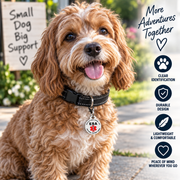 Double Sided Small Breed Emotional Support Animal (ESA) Tag. - K9King