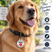 Double Sided Small Breed Emotional Support Animal (ESA) Tag. - K9King
