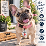 Double Sided Small Breed Emotional Support Animal (ESA) Tag. - K9King