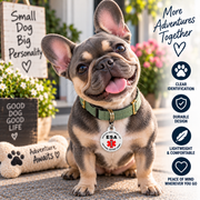 Double Sided Small Breed Emotional Support Animal (ESA) Tag. - K9King