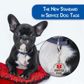 K9King Double Sided Service Dog Tag SMALL Breed Federal Protection - K9King