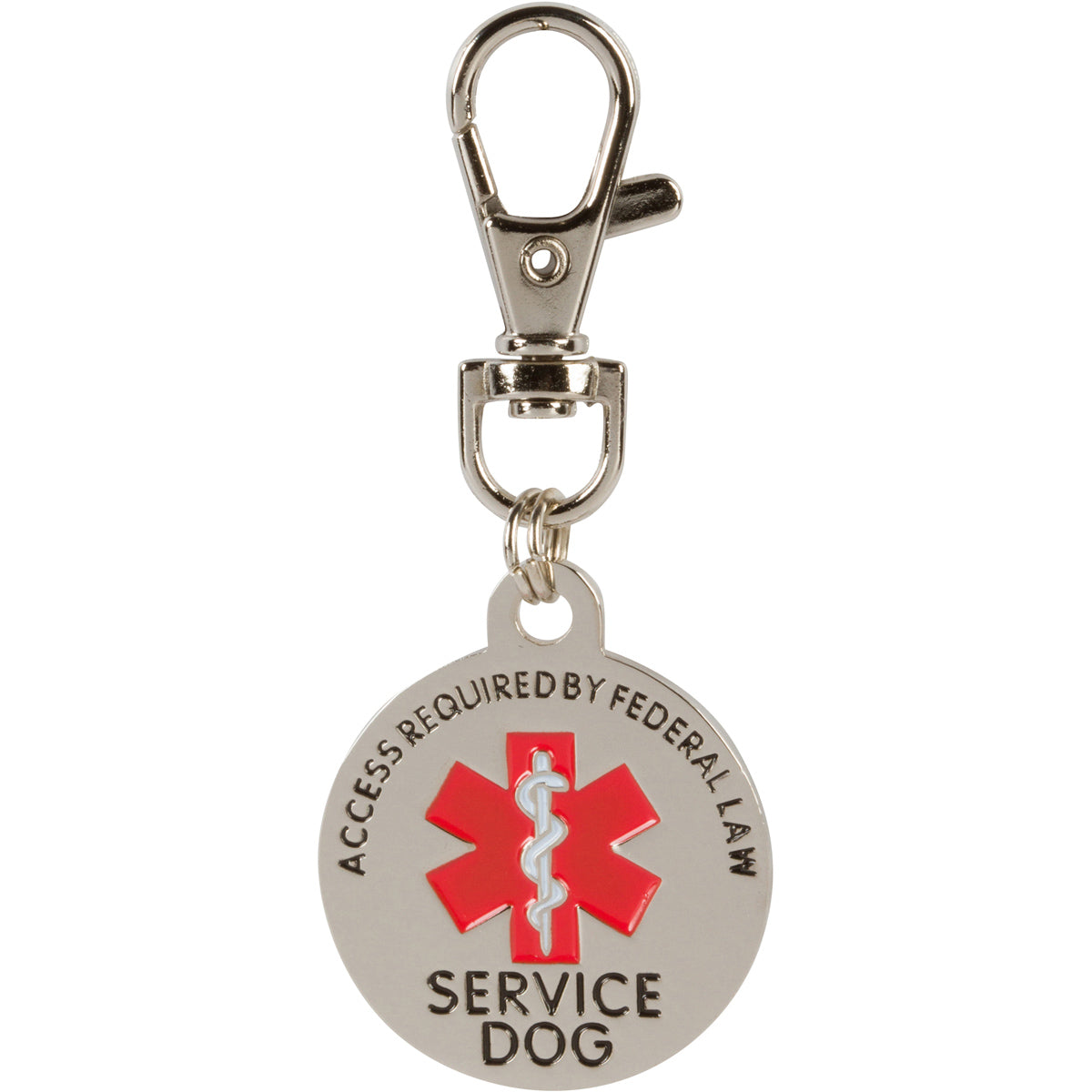 Double Sided Service Dog ACCESS REQUIRED Federal Protection Tag - K9King